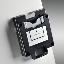  Card-operated locks for dry areas